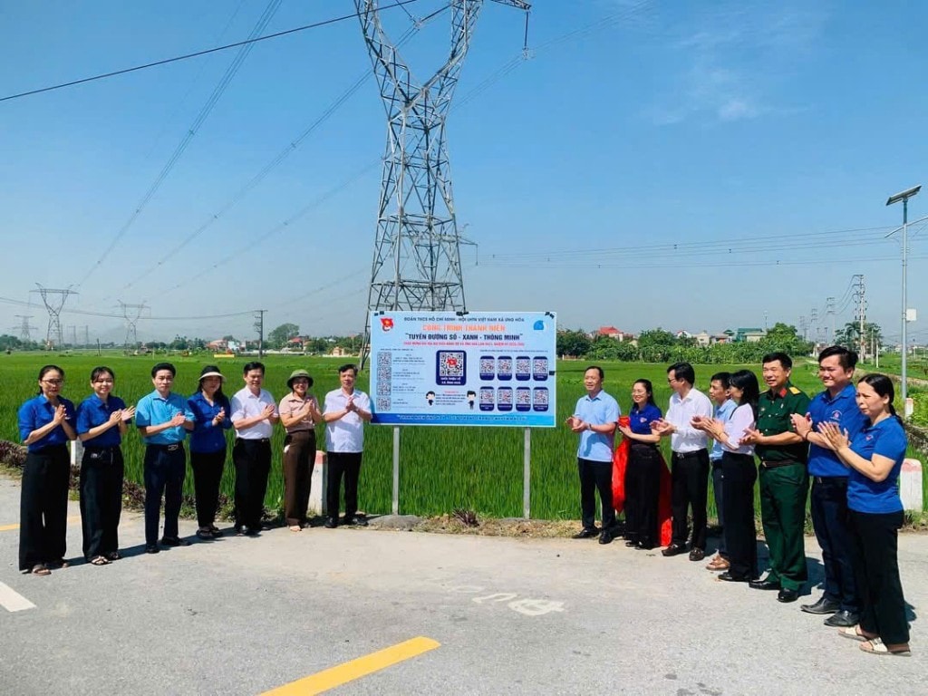 Tuyến đường số, xanh, thông minh tại thôn Giang Triều Tuyến đường số, xanh, thông minh tại thôn Giang Triều
