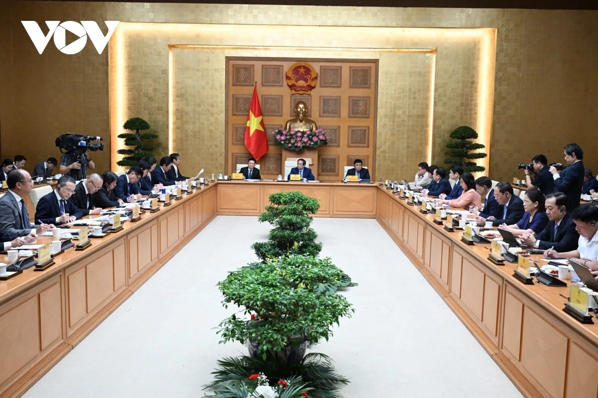 thu tuong pham minh chinh chu tri toa dam voi doanh nghiep nhat ban hinh anh 1