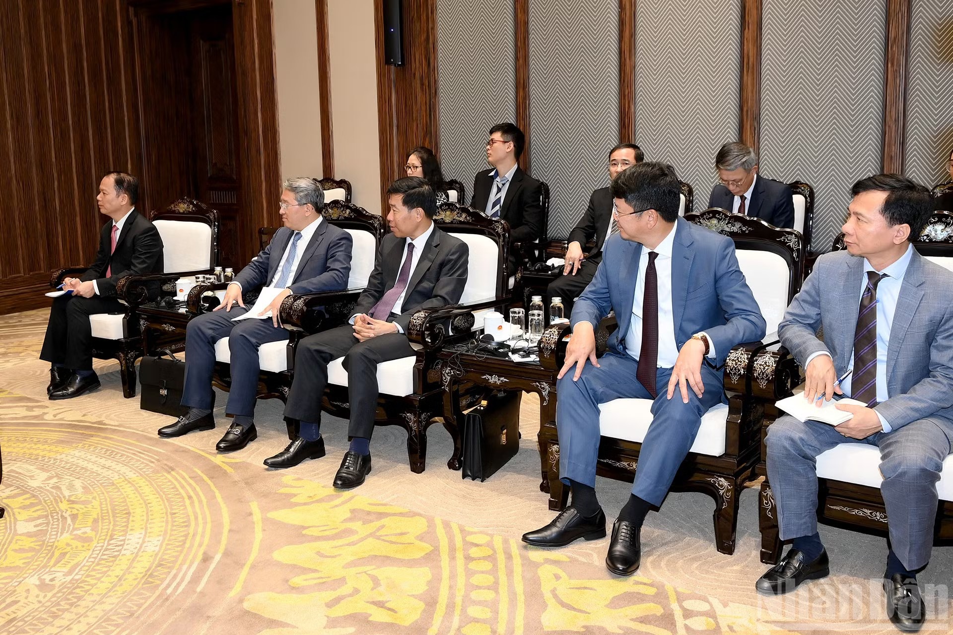 Các đại biểu tham dự cuộc tiếp. ndo_br_a6-bnd-7569.jpg