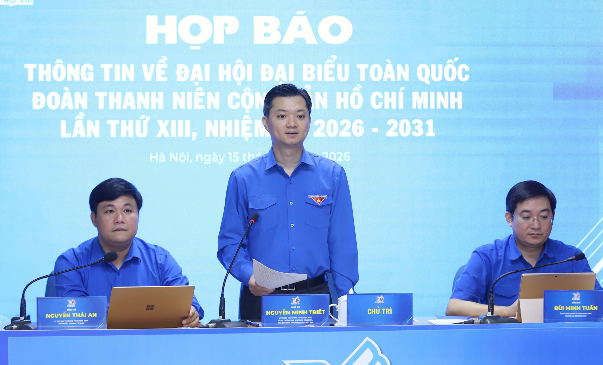 T.Ư Đoàn thông tin về nhân sự Đại hội Đoàn toàn quốc lần thứ XIII- Ảnh 1. T.Ư Đoàn thông tin về nhân sự Đại hội Đoàn toàn quốc lần thứ XIII- Ảnh 1.
