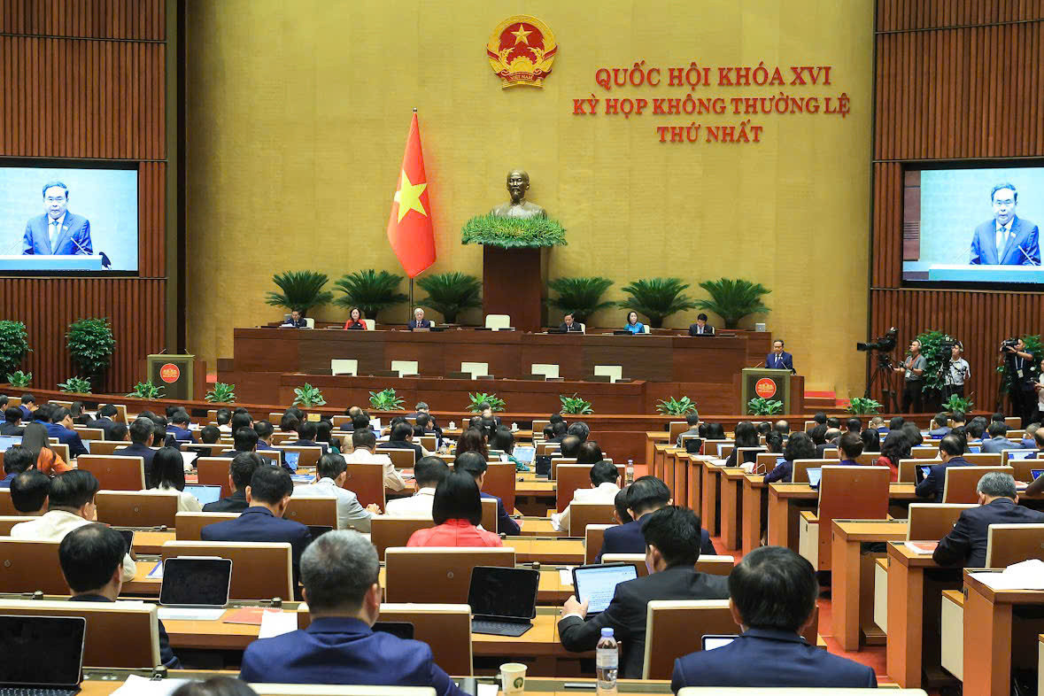 Khai mạc Kỳ họp không thường lệ lần thứ nhất của Quốc hội- Ảnh 1.