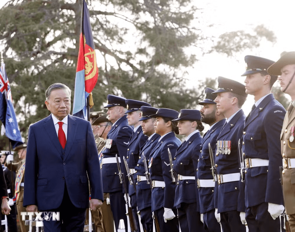 Lễ đón Tổng Bí thư, Chủ tịch nước Tô Lâm thăm cấp Nhà nước Australia- Ảnh 2.