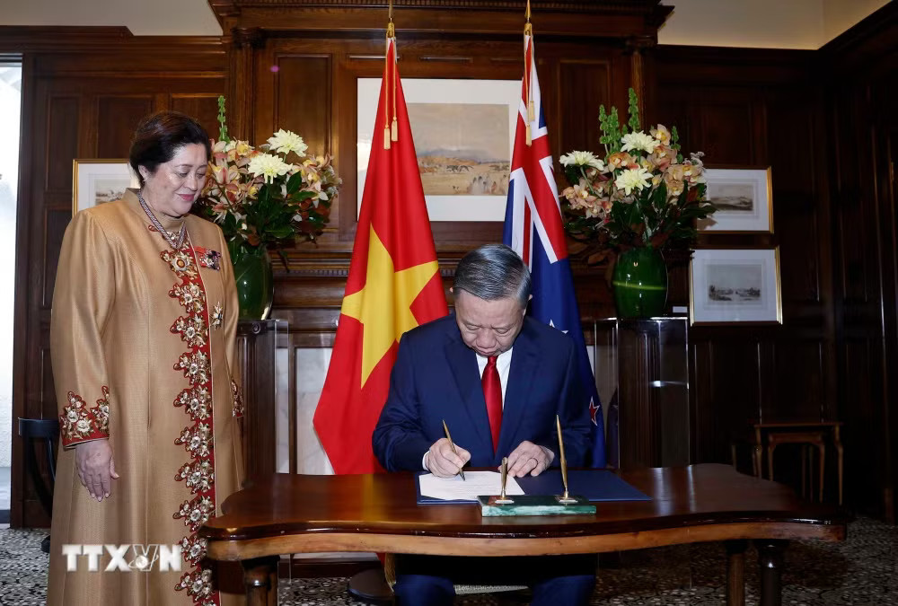 Tổng Bí thư, Chủ tịch nước Tô Lâm hội kiến Toàn quyền New Zealand- Ảnh 3.