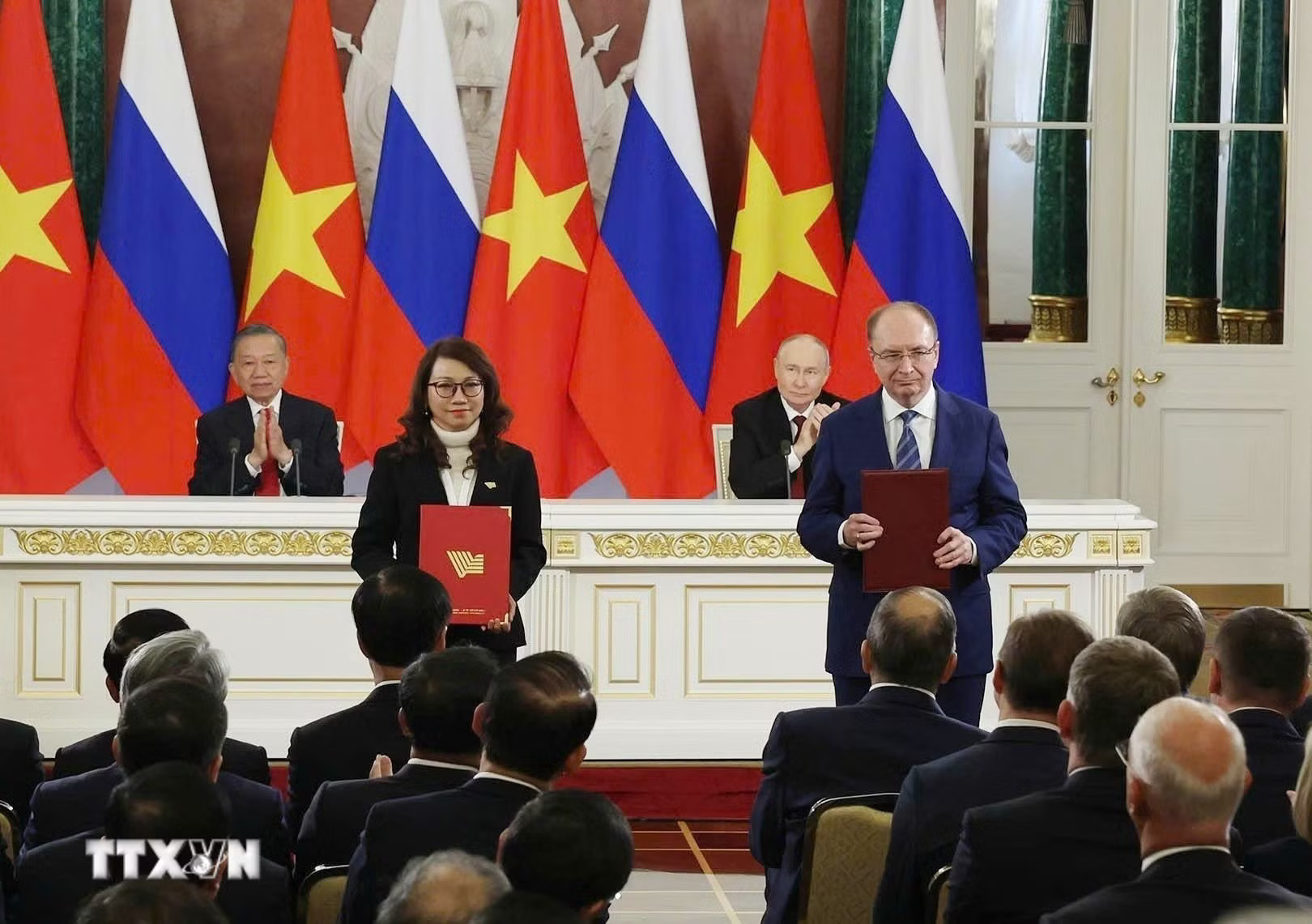 Tuyên bố chung về việc củng cố hơn nữa Quan hệ Đối tác Chiến lược toàn diện Việt Nam-Nga trong giai đoạn mới- Ảnh 5.