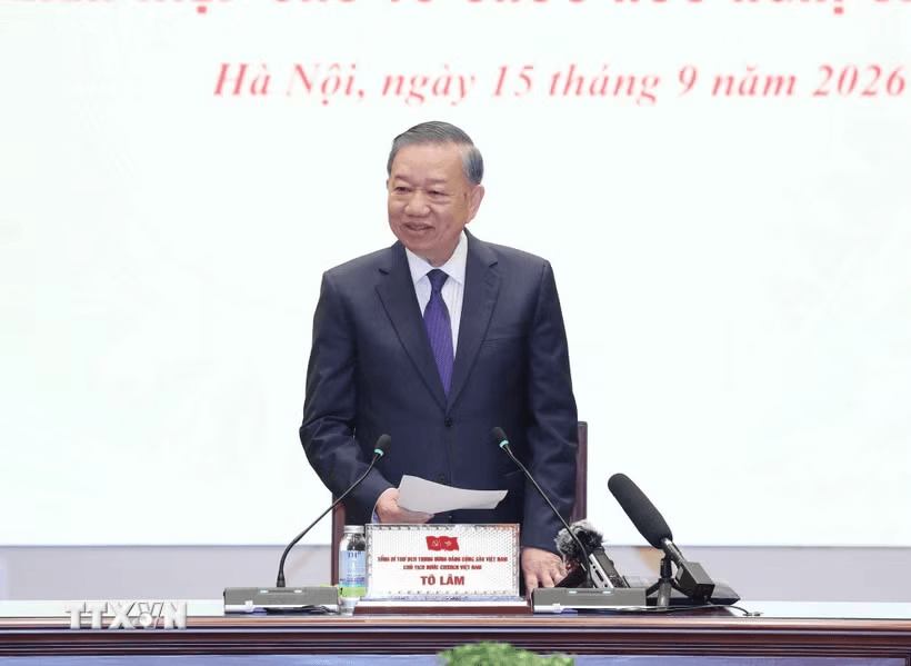 Tổng Bí thư, Chủ tịch nước Tô Lâm gặp mặt đại diện Ban Chấp hành Liên hiệp các tổ chức hữu nghị Việt Nam khóa VII- Ảnh 1.