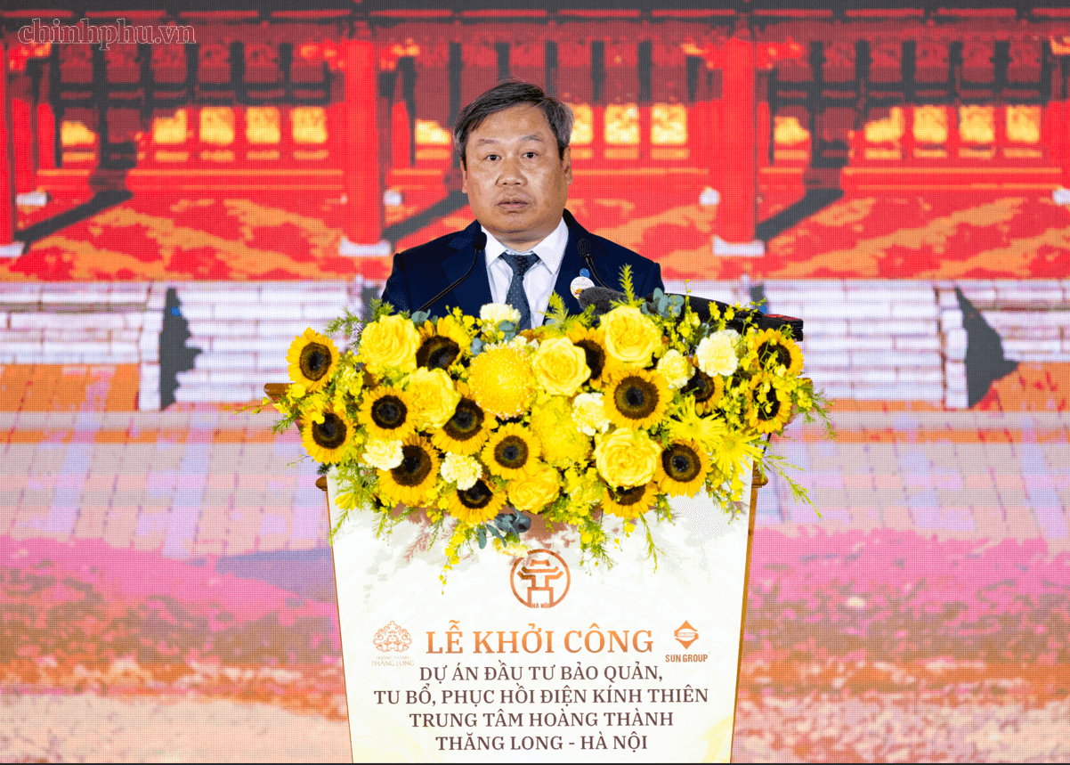 Tổng Bí thư, Chủ tịch nước Tô Lâm dự Lễ khởi công Dự án đầu tư bảo quản, tu bổ, phục hồi Điện Kính Thiên- Ảnh 4.