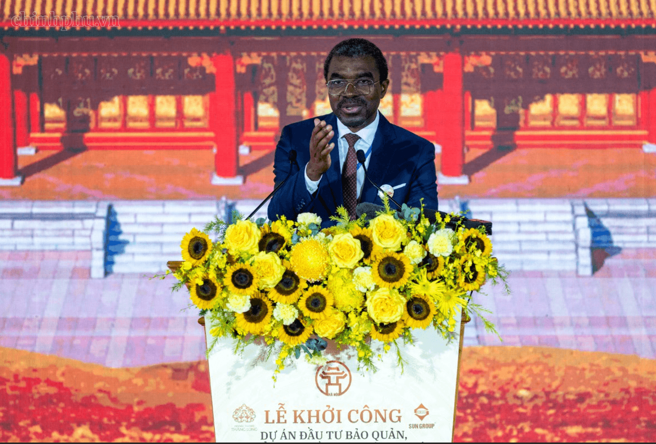Tổng Bí thư, Chủ tịch nước Tô Lâm dự Lễ khởi công Dự án đầu tư bảo quản, tu bổ, phục hồi Điện Kính Thiên- Ảnh 5.
