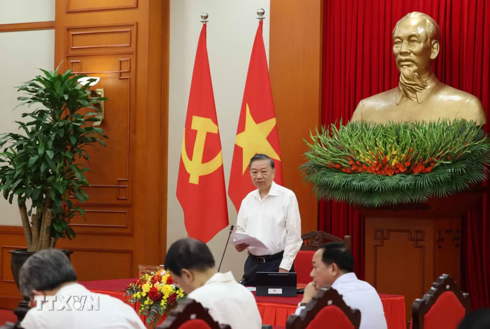 Tổng Bí thư, Chủ tịch nước Tô Lâm: Hình thành năng lực nghiên cứu và tham mưu chiến lược đáp ứng yêu cầu phát triển đất nước- Ảnh 3.