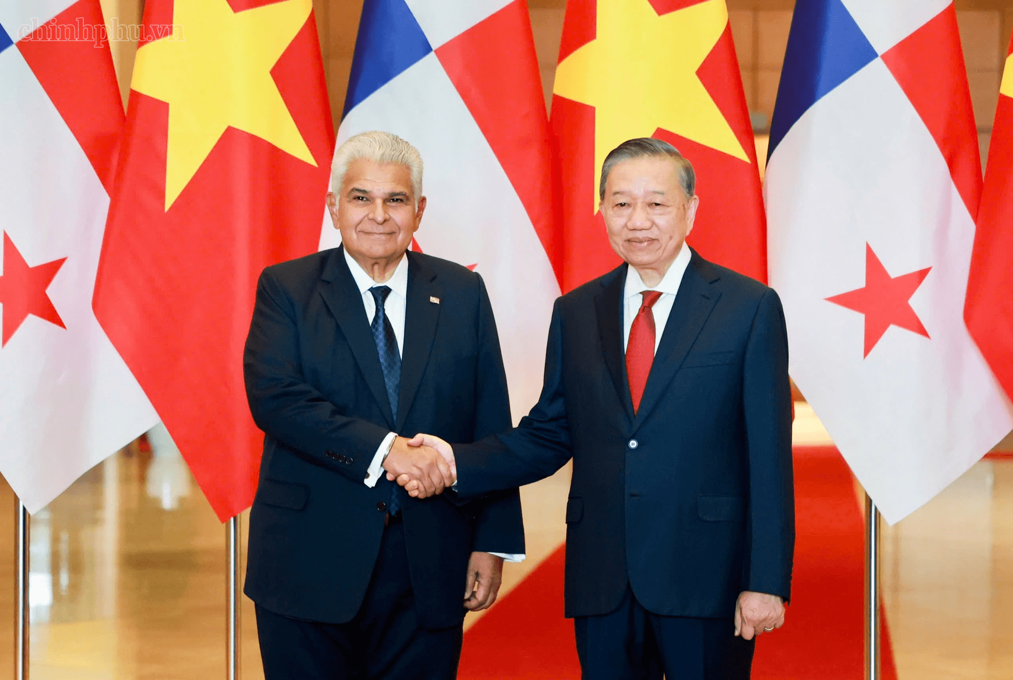 Tổng Bí thư, Chủ tịch nước Tô Lâm chủ trì Lễ đón Tổng thống Cộng hòa Panama thăm chính thức Việt Nam- Ảnh 4.