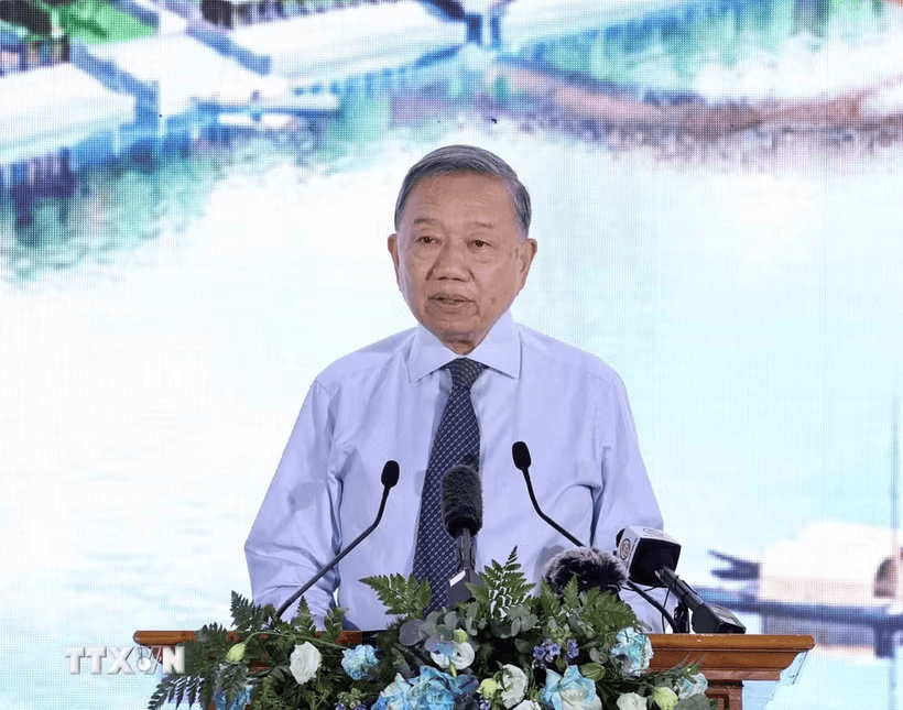 Tổng Bí thư, Chủ tịch nước Tô Lâm: Phát triển không gian Bắc Hưng Hải xanh, sạch- Ảnh 1.