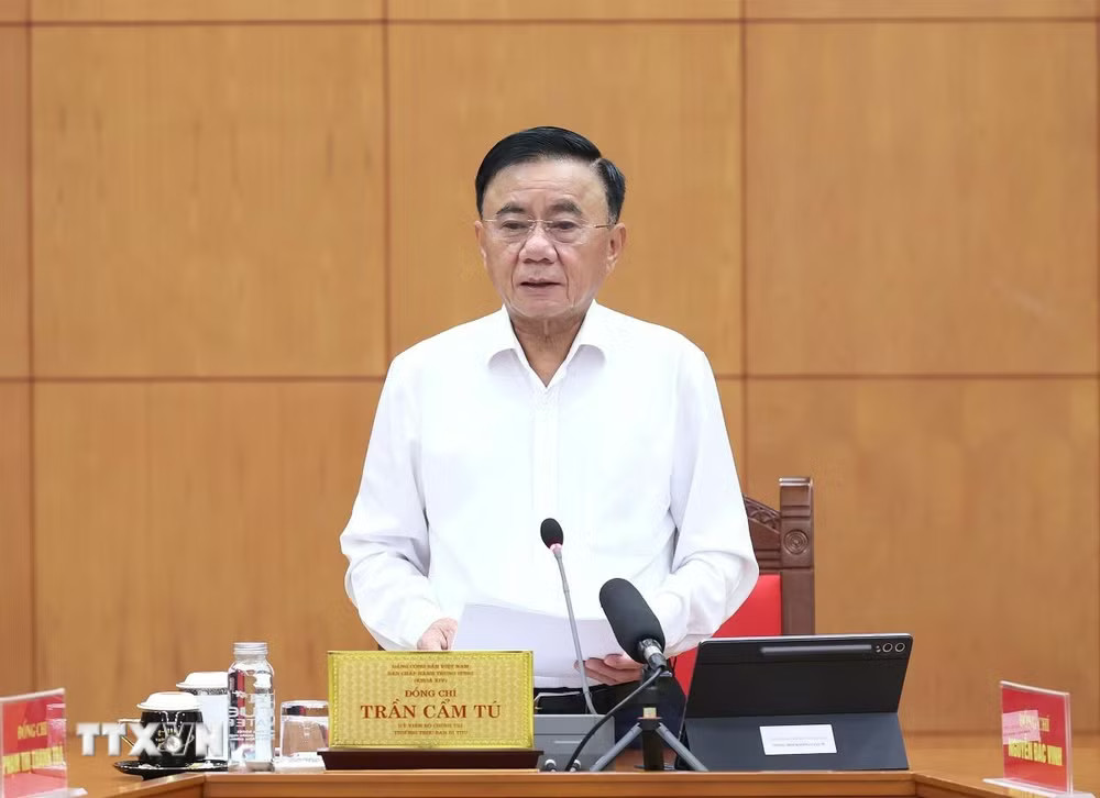 Thường trực Ban Bí thư Trần Cẩm Tú chủ trì sơ kết 1 năm thực hiện Nghị quyết 72-NQ/TW- Ảnh 1.