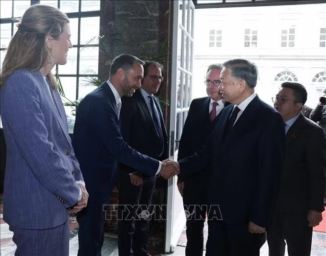 Thủ tướng Vương quốc Bỉ Bart De Wever chủ trì Lễ đón Tổng Bí thư, Chủ tịch nước Tô Lâm- Ảnh 5.