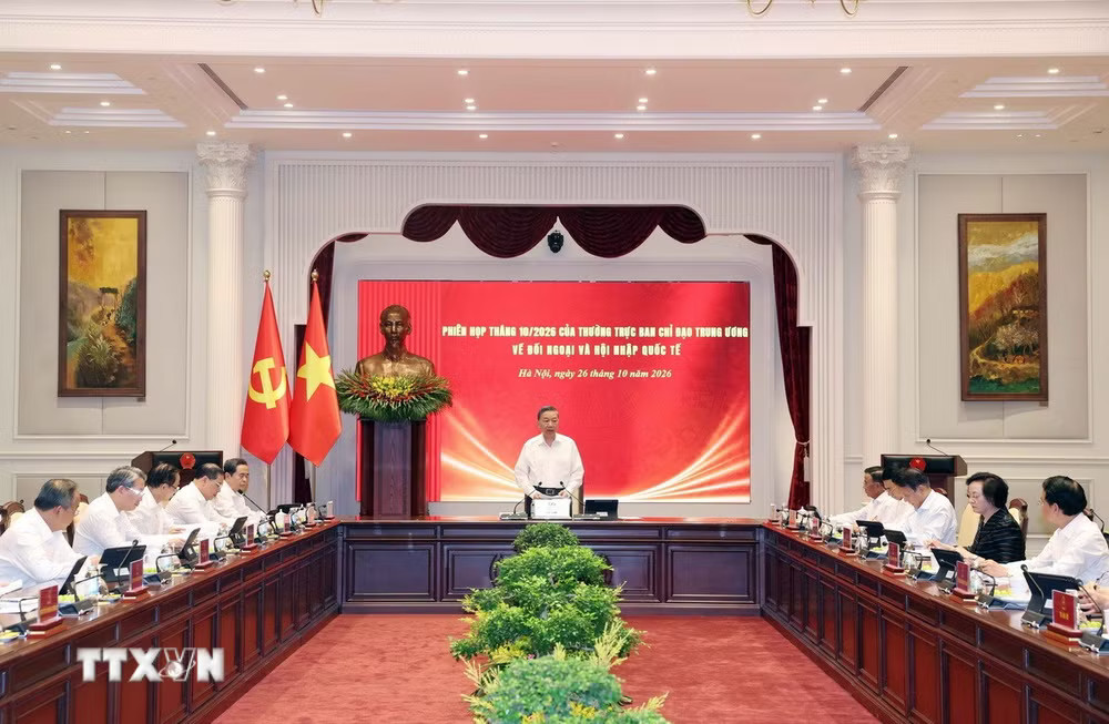 Phiên họp lần thứ nhất của Thường trực Ban Chỉ đạo Trung ương về Đối ngoại và hội nhập quốc tế - Ảnh 2.