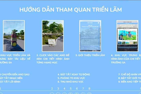 Ứng dụng công nghệ số trong triển lãm về chủ quyền biển đảo