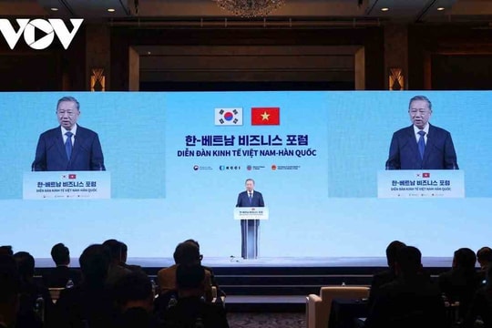 Tổng Bí thư Tô Lâm dự Diễn đàn Kinh tế Việt Nam – Hàn Quốc và Tọa đàm về KHCN