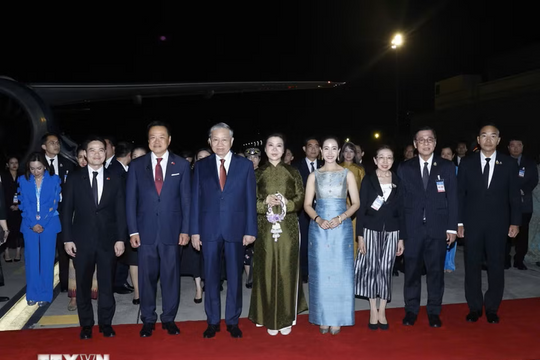 Tổng Bí thư, Chủ tịch nước Tô Lâm và Phu nhân kết thúc tốt đẹp chuyến thăm chính thức Thái Lan; lên đường thăm cấp Nhà nước tới Singapore