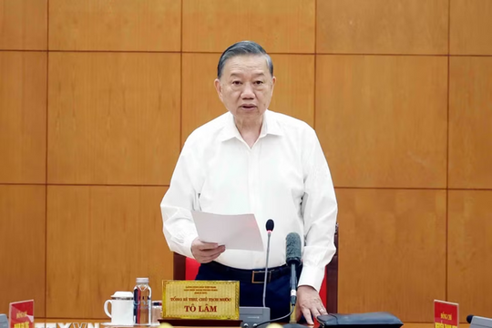 Tổng Bí thư, Chủ tịch nước Tô Lâm: Bảo vệ môi trường và thích ứng với biến đổi khí hậu là một trong những trụ cột của mô hình phát triển mới