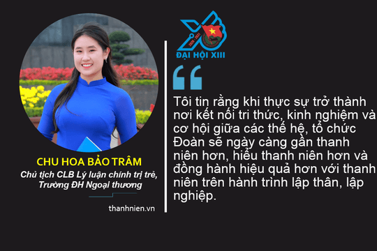 Đoàn tạo môi trường để người trẻ trưởng thành