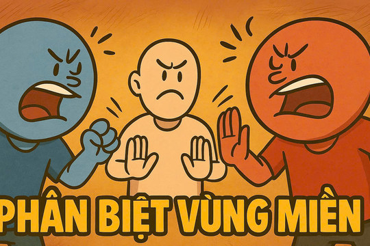CẢNH GIÁC “TRÒ ĐÙA” VÙNG MIỀN TRÊN KHÔNG GIAN MẠNG