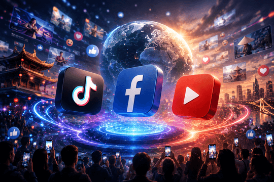 Khi tiktok, facebook, youtube trở thành “mặt trận” văn hóa