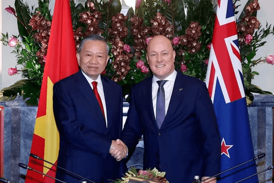 Phát triển toàn diện quan hệ giữa hai nước Việt Nam và New Zealand