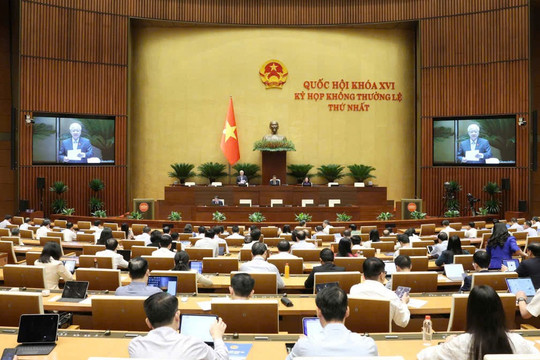 Bế mạc Kỳ họp không thường lệ thứ Nhất, Quốc hội khóa XVI