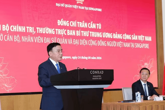 Gắn kết cộng đồng người Việt Nam tại Singapore để góp phần đưa quan hệ hai nước đi vào chiều sâu
