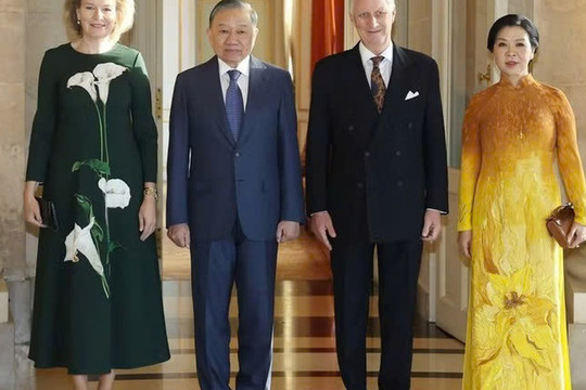 Tổng Bí thư, Chủ tịch nước Tô Lâm hội kiến Nhà vua Vương quốc Bỉ Philippe