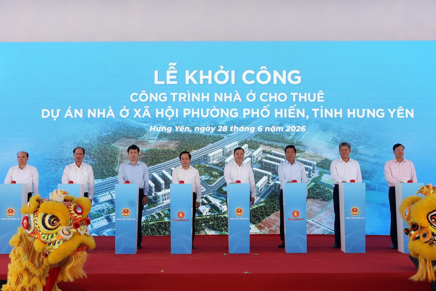 Phó Thủ tướng Thường trực Phạm Gia Túc dự khởi công 2 dự án nhà ở xã hội quy mô 7.840 căn hộ tại tỉnh Hưng Yên